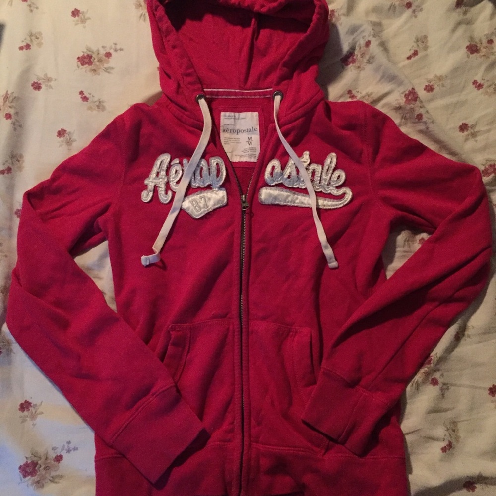 Hot pink Aeropostale zip up